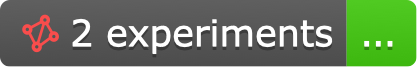 Tag badge when multiple experiments with the chosen tag exist